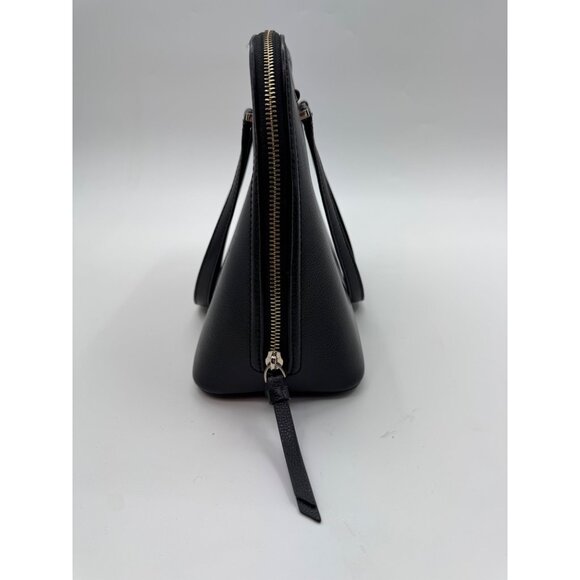 Kate Spade New York Patterson Drive Black Leather Dome Satchel bag - Picture 7 of 16